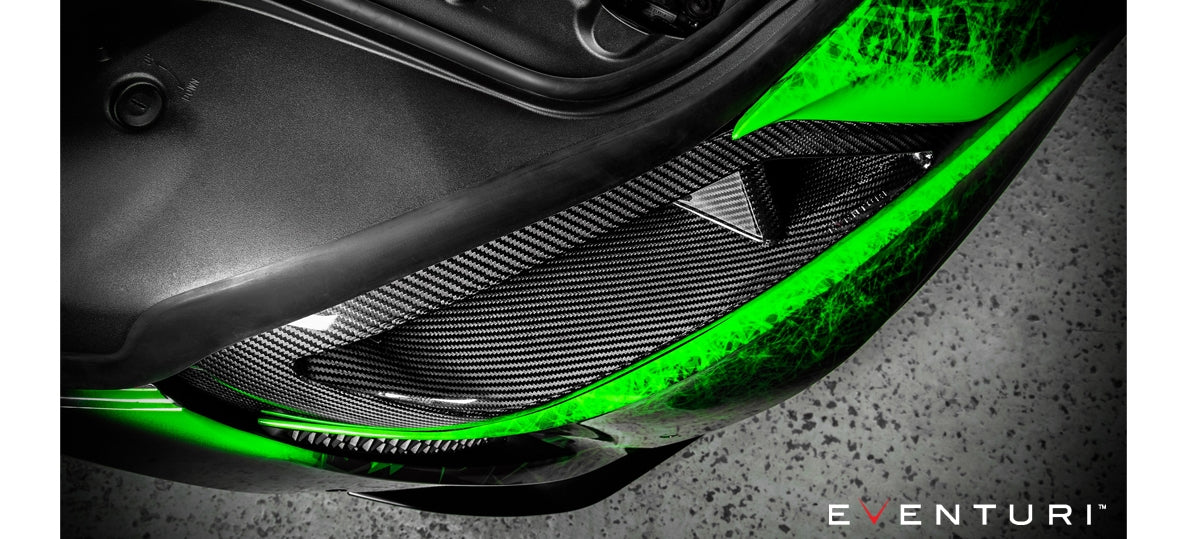 Eventuri Toyota Supra A90 Black Carbon Fiber Headlamp Duct