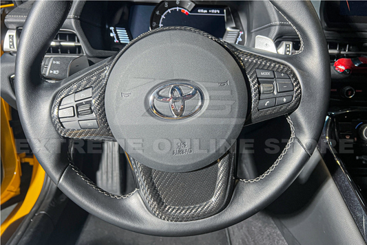 EOS MKV Supra Carbon Steering Wheel Trim Cover