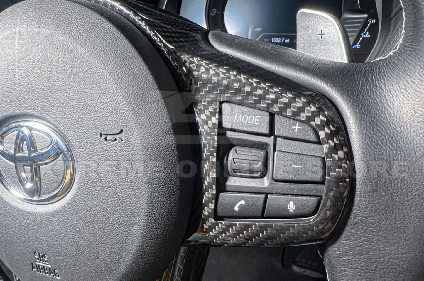 EOS MKV Supra Carbon Steering Wheel Trim Cover