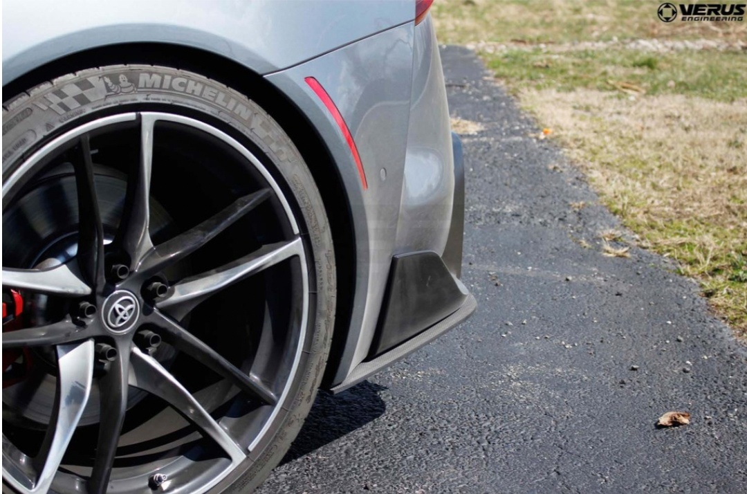 Verus Engineering Carbon Polyweave Rear Spat Kit - Mk5 Toyota Supra ...