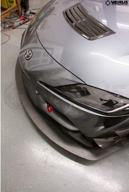 Verus Engineering High Downforce Front Splitter Kit - Mk5 Toyota Supra