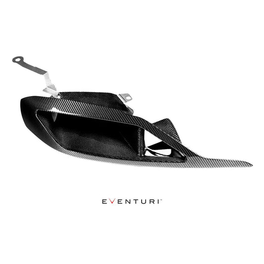 Eventuri Toyota Supra A90 Black Carbon Fiber Headlamp Duct